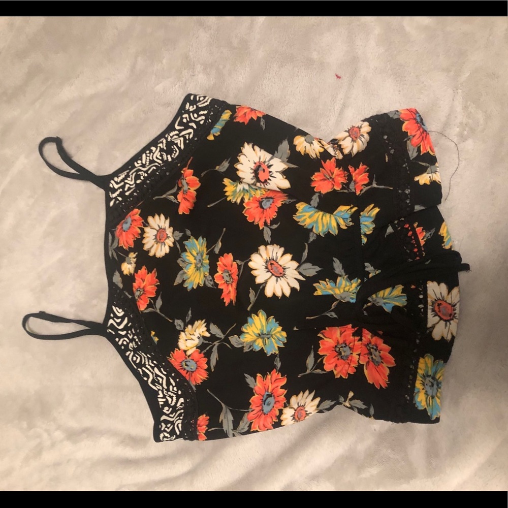 Floral crop top